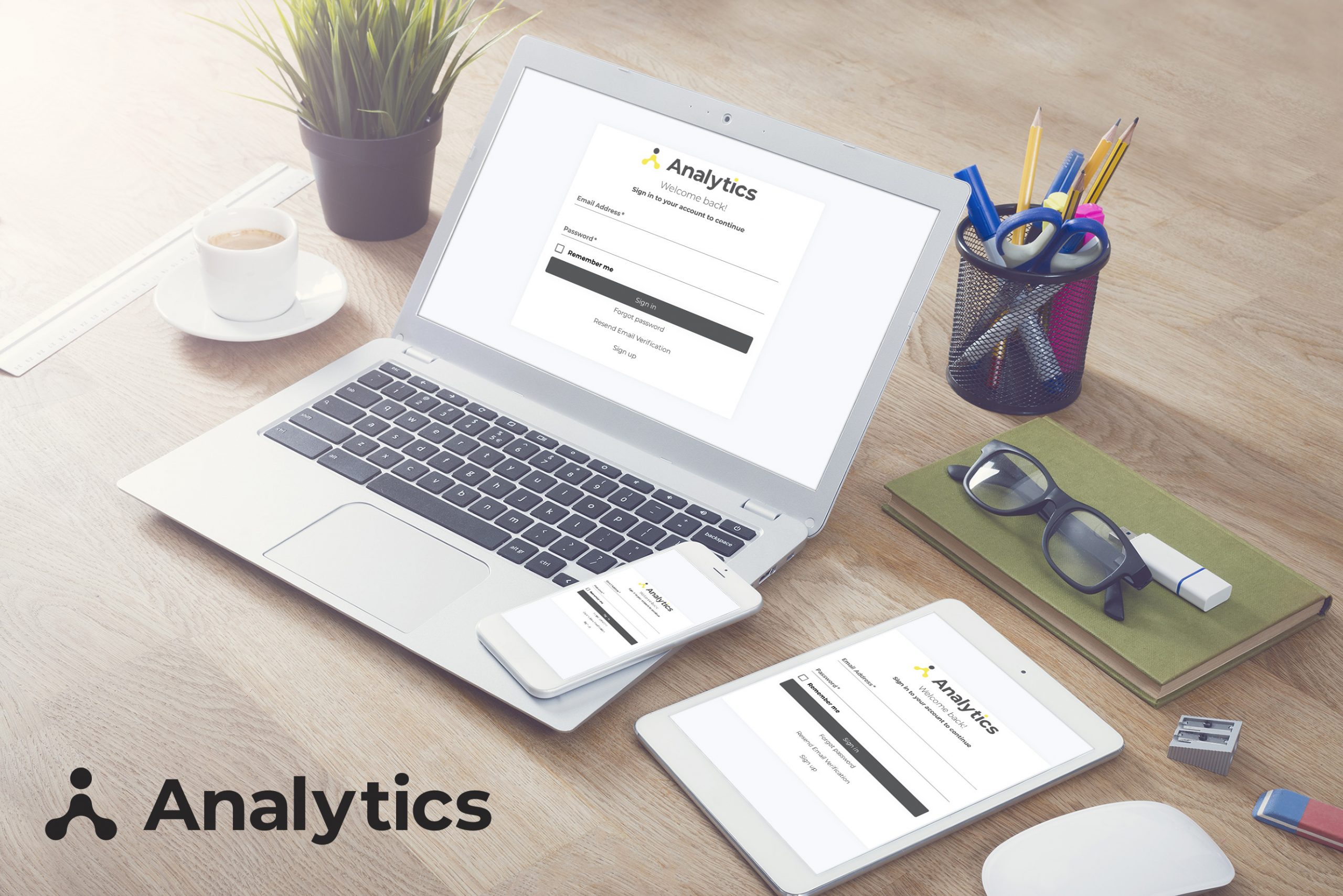 Analytics sign in page